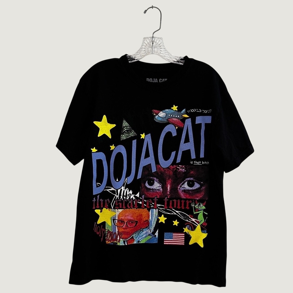 Doja Cat The Scarlet Tour 2023 Concert T-Shirt Medium Black USA Tour Dates